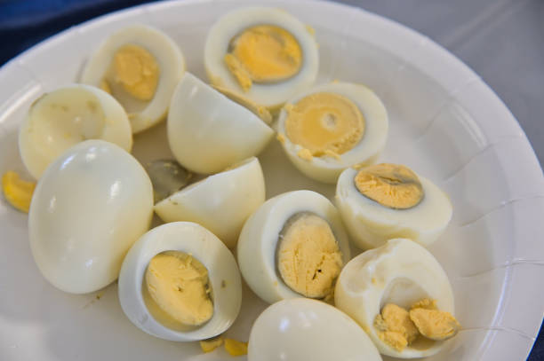 istock Eggs served in plate on Passover Jewish Holiday 2149196592