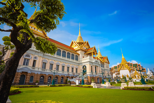 The Grand Palace built in 1782, made up of numerous buildings, halls, pavilions set around open lawns, gardens and courtyards