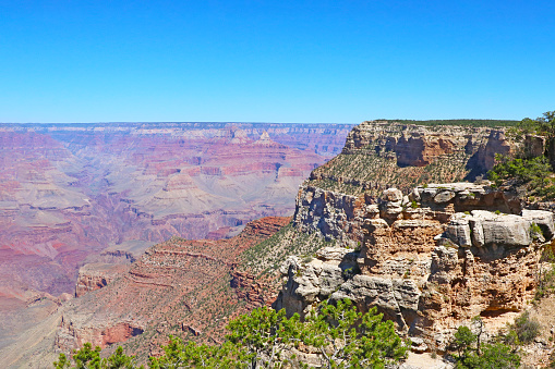 The Grand Canyon is one of the deepest canyons in the world. Famous US national park
