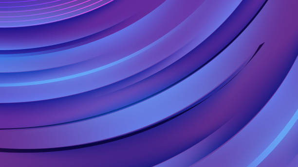 istock Modern dark blue and purple gradient colours striped diagonal line on black background 2149210749