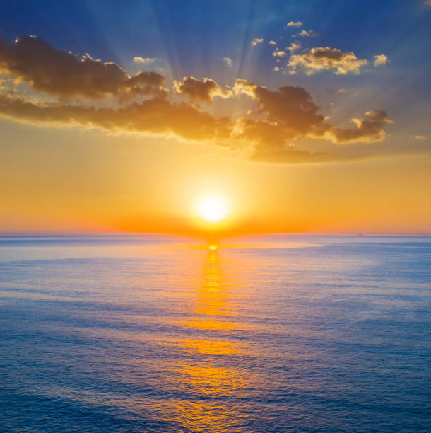 istock calm sea bay at the dramatic sunset 2149213064
