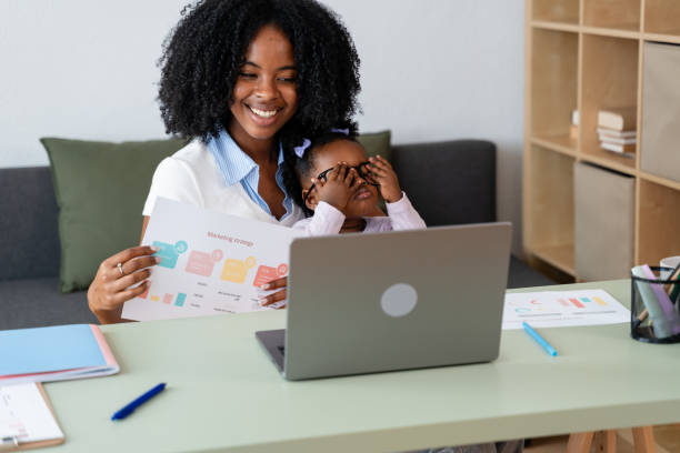 istock Working mom balancing childcare and career 2149213869