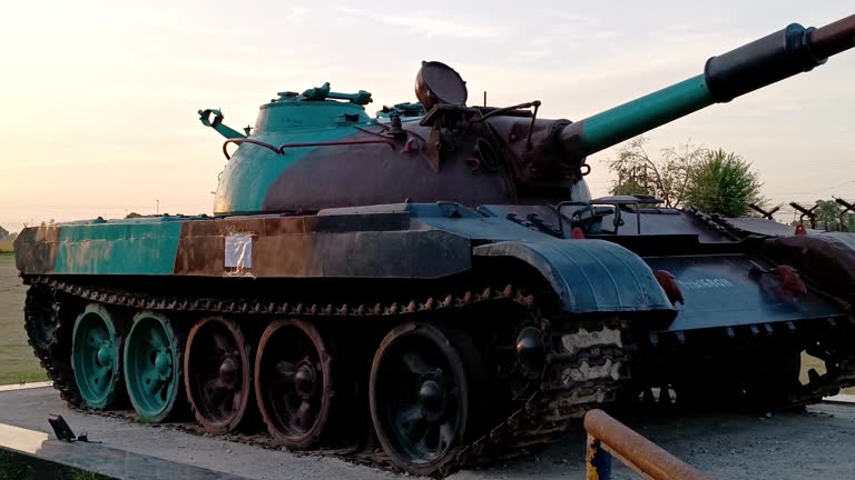 Powerful tank, Indian Army at Wagah Border (India-Pakistan)