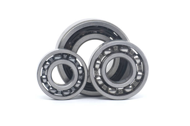 istock Deep groove ball bearings isolated on white background 2149216898