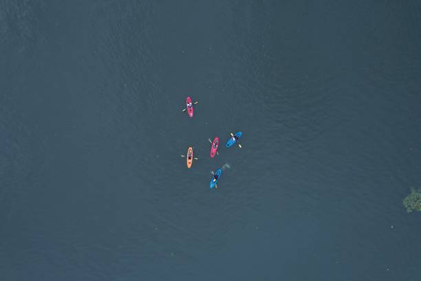 Kayaking northern Saskatchewan, Meadow Lake Provincial Park, on Lac des Isles.