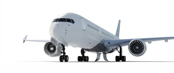 istock Commercial jet airplane isolated on white background 2149220371