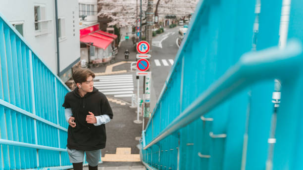 istock Young Asian man exercising in the city 2149220841
