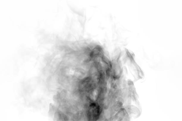istock smoke steam spray isolated on a white background. 2149222005