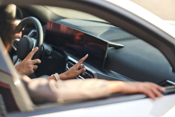 Entering GPS location in a car!