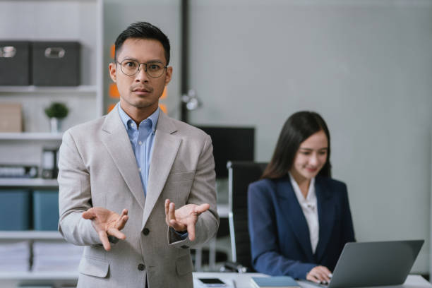 istock Smiling confident mature businessman leader looking at camera in office. 2149225651