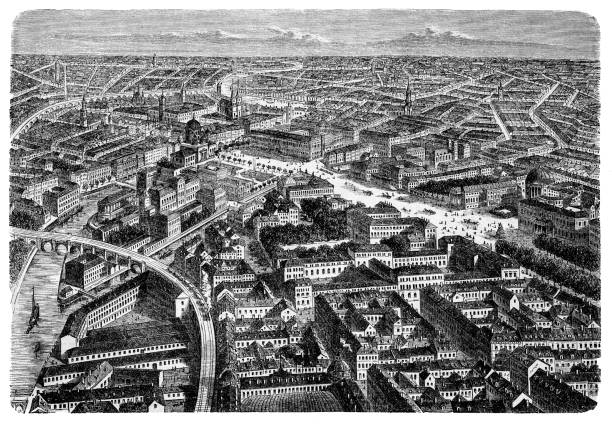 istock Historical aerial view of Berlin, Germany 2149230651