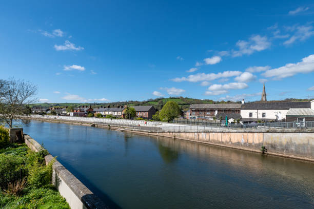 istock River Exe riverbank in Tiverton 2149233258