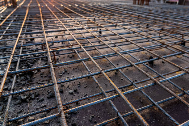 istock Reinforcement cage for Swedish slab type foundation 2149233283