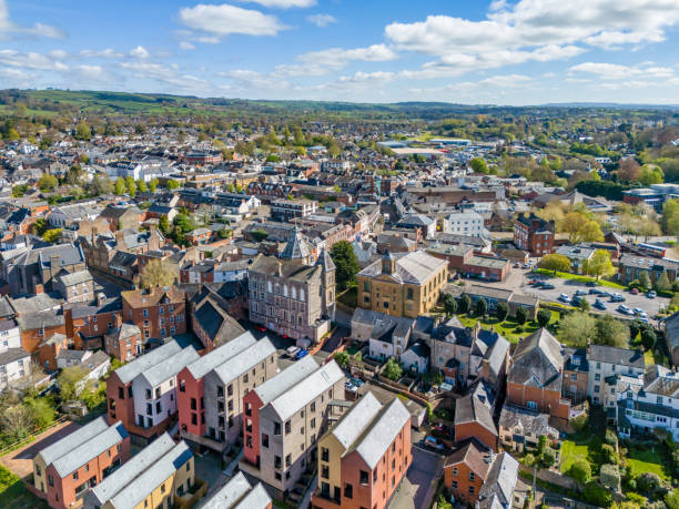 istock Residential housing on the River Exe in Tiverton 2149233878