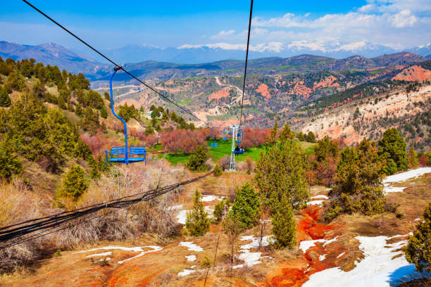 istock Cable Car to Beldersay Mountain, Uzbekistan 2149234091