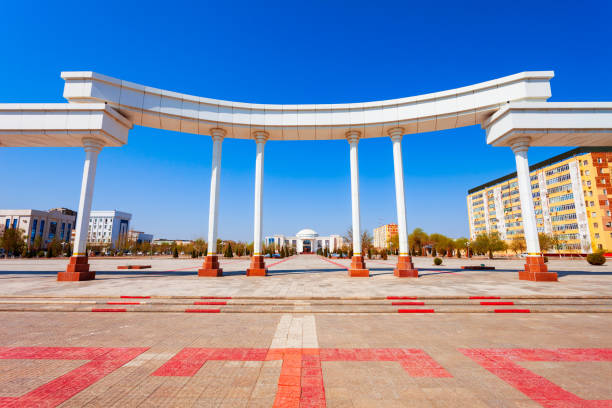 istock Arch at Independence square in Nukus 2149234142