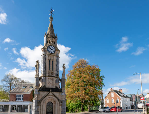 istock Lowman Green Clock Tower in Tiverton 2149234221