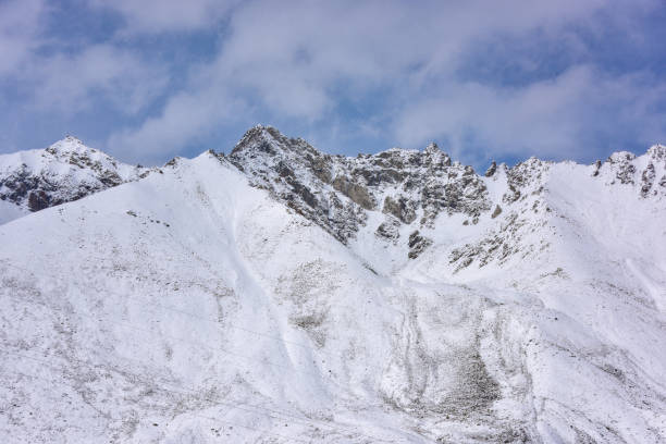 Snow-capped mountains in Tibet