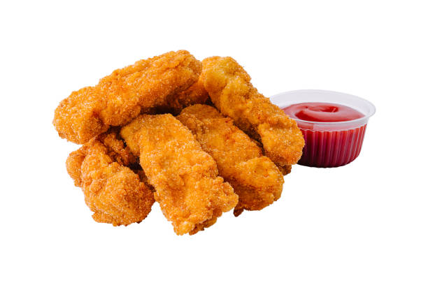 istock Crispy chicken tenders with dipping sauce 2149239482