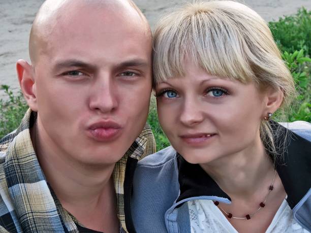 Portrait of a beautiful young couple.