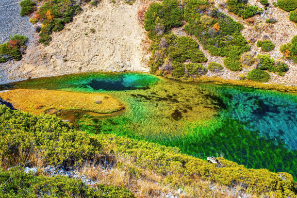 istock Mountain lake Koksay in the Kazakhstan 2149240132