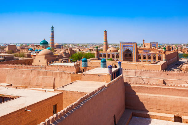 istock Itchan Kala ancient walled town, Khiva 2149241550