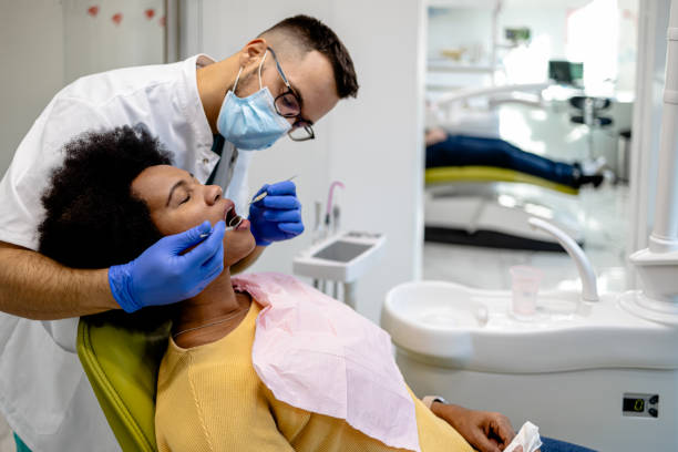 istock Focused dental care for patients 2149251881