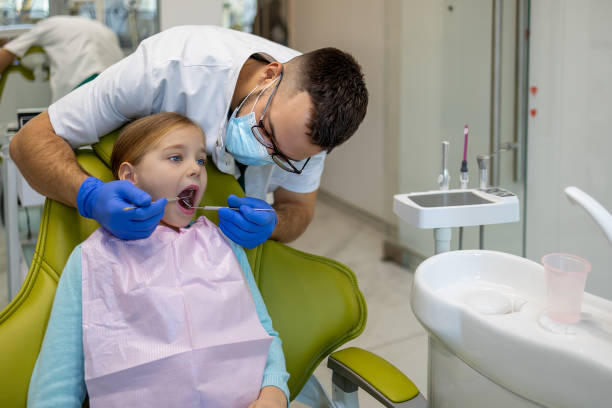istock Relaxed dental check-up for children 2149252157