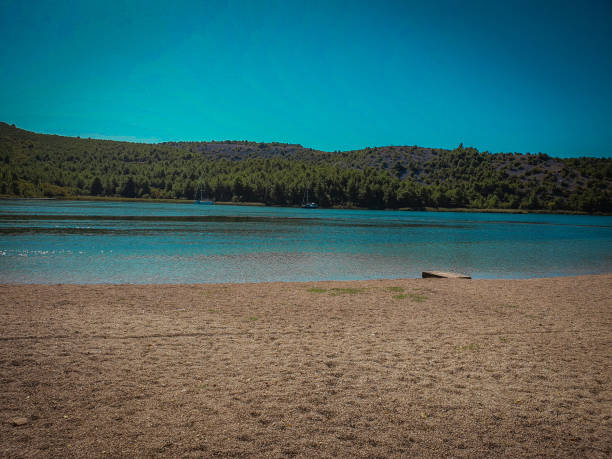 Deserted Beach on the Lake
