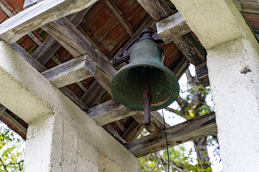 Church bell in the village.