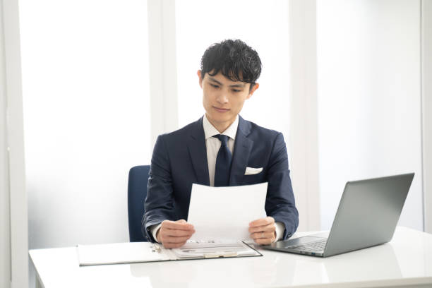 istock Male businessman having trouble when creating documents on his laptop. 2149259758