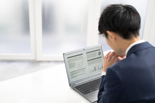 istock Male businessman having trouble when creating documents on his laptop. 2149259795