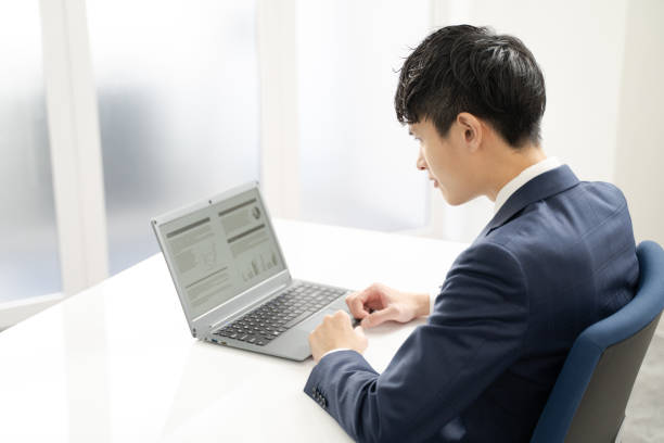 istock Male businessman having trouble when creating documents on his laptop. 2149259801