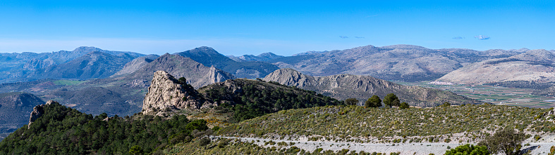 Hiking in Sierra Tejeda mointans, Spain