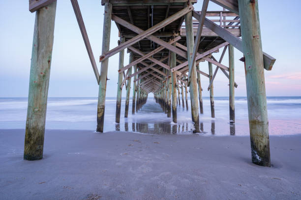 istock Underneath A Wooden Fishing Pier 2149267603