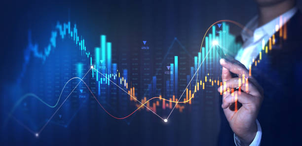 istock Trader analyzing data on virtual screen.Price graph and indicator. Stock market invest and crypto currency. Stock market and business investment. 2149269320