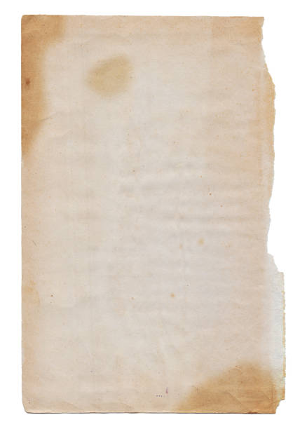 istock Vintage background of old torn paper texture with spots isolated 2149269508