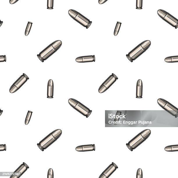 Comp Bullet Design Metallic Bullet Pattern Stock Illustration - Download Image Now ...