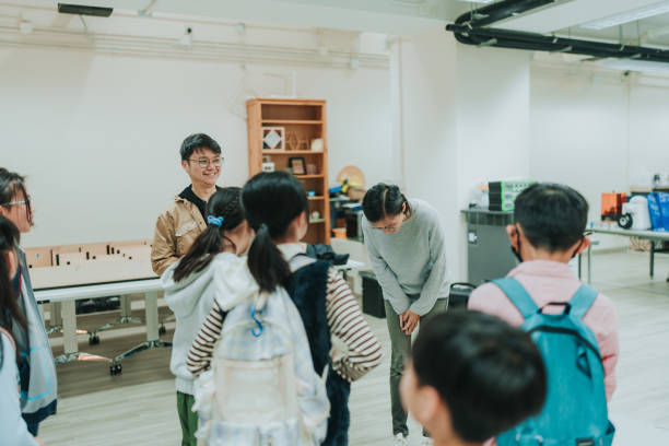 istock A teacher conducting Photography Workshop for primary school students. 2149274685