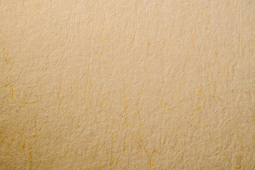Textured Handmade Yellow Paper Background