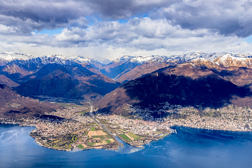 A view of Locarno from Mt Gamborone