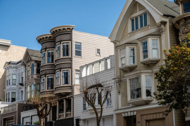 Vintage architecture in San Francisco, California