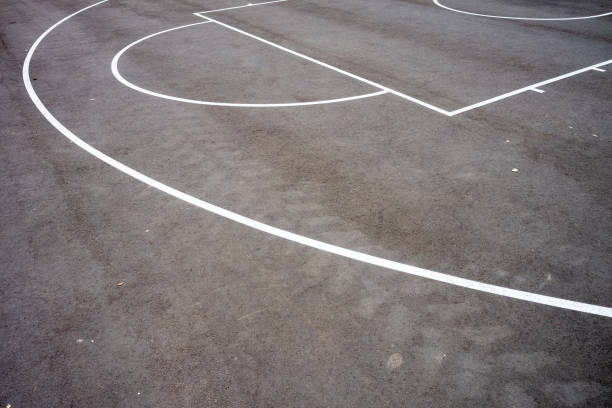 istock basketball court lines on the asphalt 2149282113