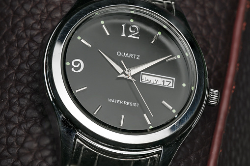 A watch closeup image