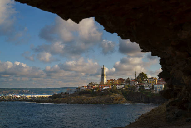 Rumeli Feneri Lighthouse in Sariyer, Istanbul, Turkey