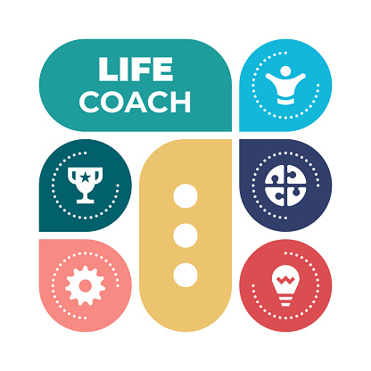 Life Coach Program Designs Mini Infographic Design For Life Coach Stock Illustration - Download ...