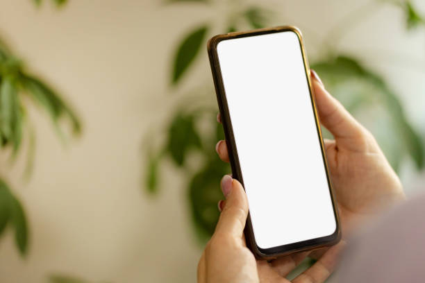 istock Close-up of hands holding phone 2149296307
