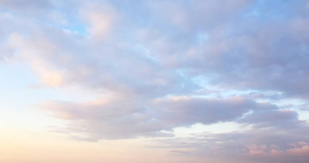 istock Dawn sky with pastel cloud. Dawning horizon skyline background 2149302057