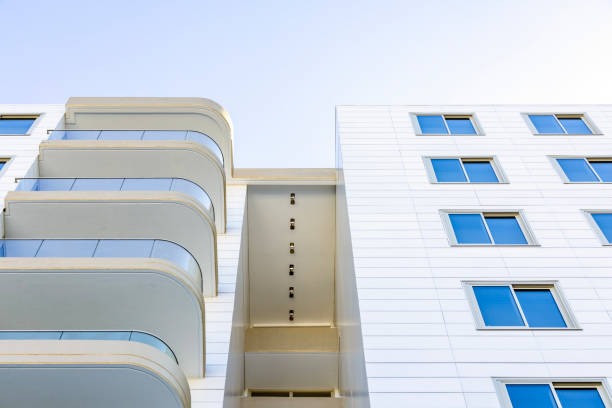 istock Brand new, modern apartment building, background with copy space 2149306786