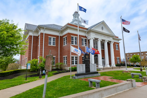 istock Judicial complex in Harrodsburg, Kentucky downtown 2149311122
